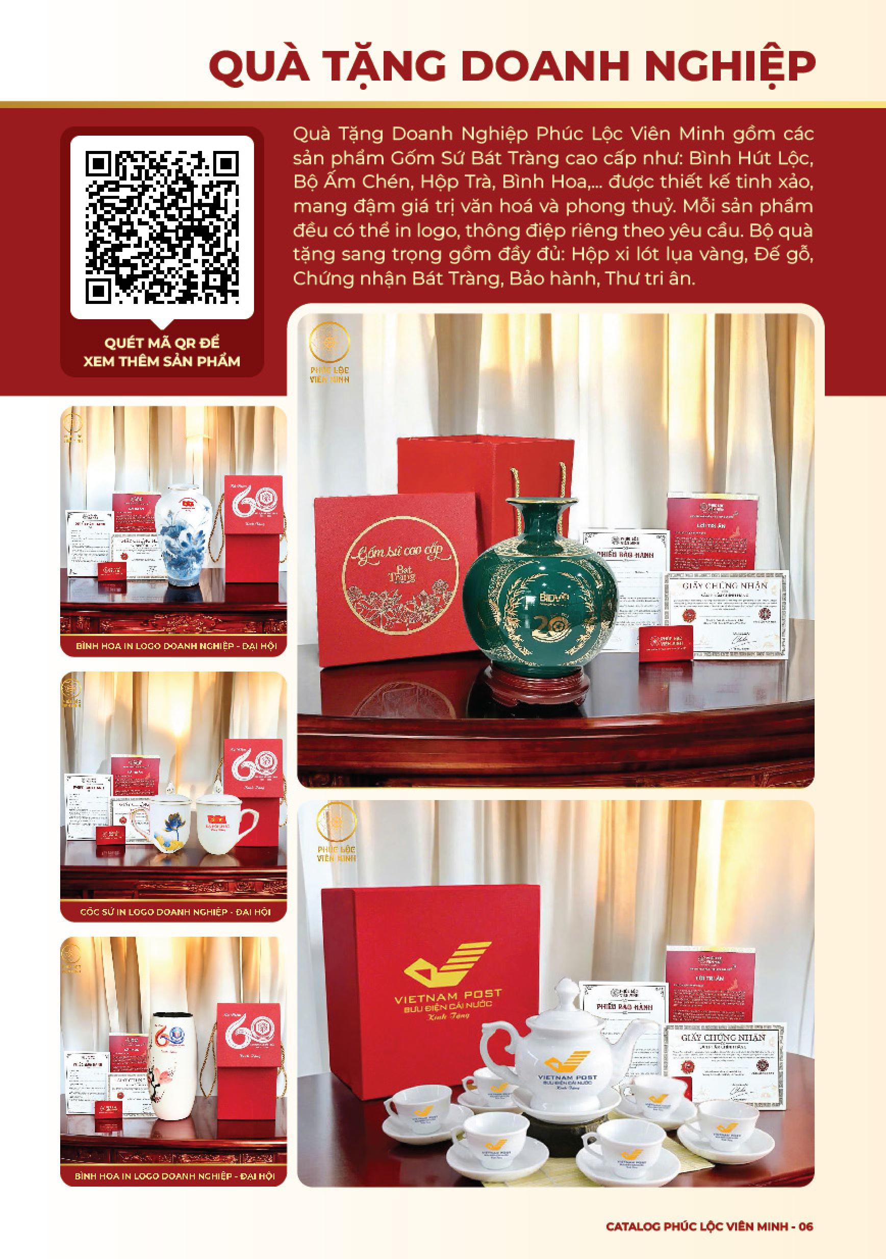 Quà tặng gốm sứ